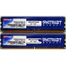 Память 1Gb (2x512Mb) DDR2 Patriot PSD251253381H pc4200 533MHz (Жуковский)