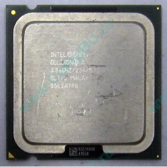Процессор Intel Celeron D 345J (3.06GHz /256kb /533MHz) SL7TQ s.775 (Жуковский)